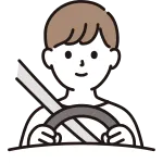 Woman Driving A Car SVG Icon